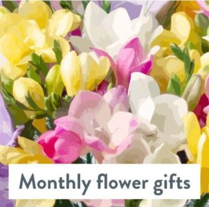 Luxe Hand Tied Monthly Flower Gift