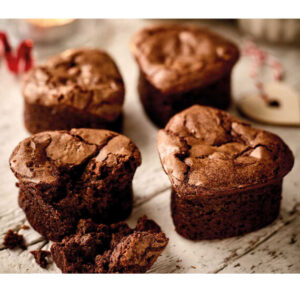 Meg Rivers Heart Shaped Brownies